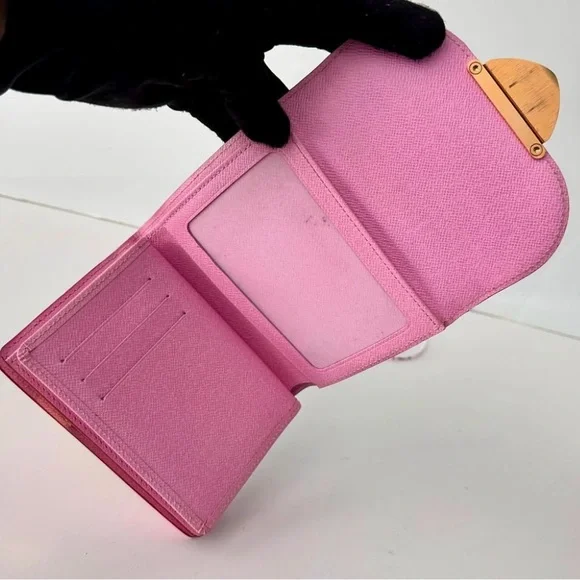 Louis Vuitton Authentic Joey White Multicolour Wallet - Takashi Murakami - Picture 6 of 13